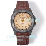 Swiss Clone DIW Patek Philippe Aquanaut 5167 Middle East Marks Brown Rubber Strap Watch 